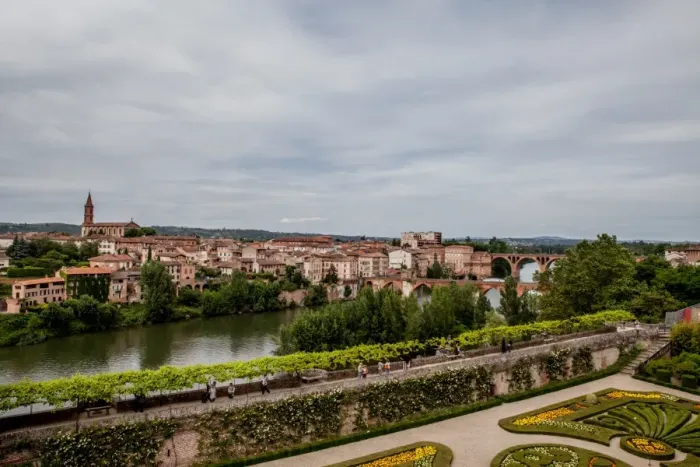 Framed Print : Albi, France cityscape