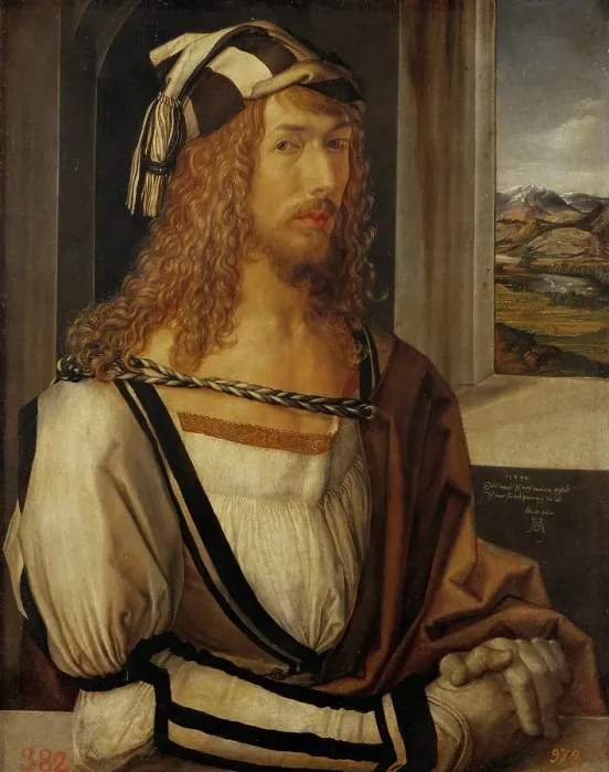 Framed Print : Albrecht Duerer, self-portrait Framed Print : Albrecht Duerer, self-portrait