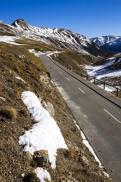 Albula pass road, Engadin, Canton of Graubunden, Switzerland