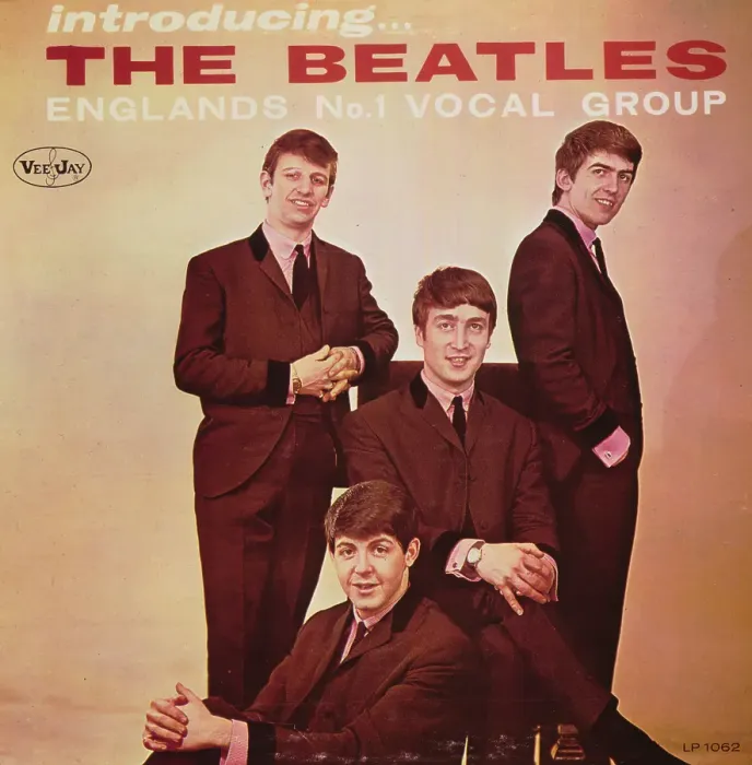 Framed Print : Album Cover Of Introducing... The Beatles Framed Print : Album Cover Of Introducing... The Beatles