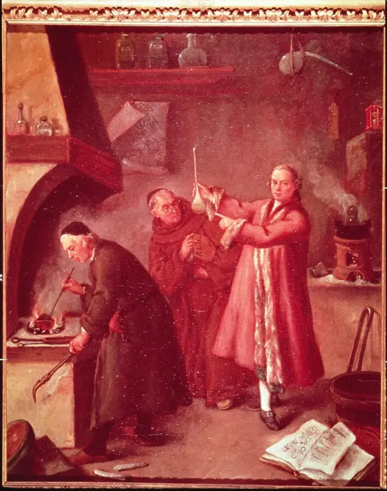 Framed Print : The Alchemists Framed Print : The Alchemists