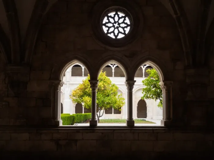 Framed Print : Alcobaca Monastery Cloister Framed Print : Alcobaca Monastery Cloister