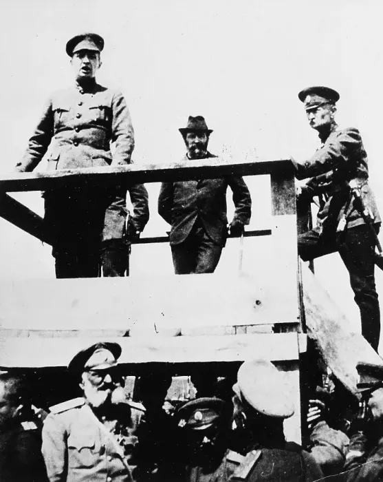 Framed Print : Aleksandr Kerensky Addressing Troops from Platform Framed Print : Aleksandr Kerensky Addressing Troops from Platform