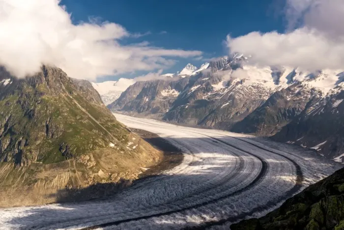 Framed Print : Aletsch Glacier