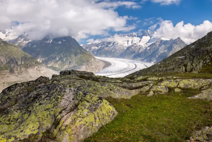 Framed Print : Aletsch Glacier, Switzerland
