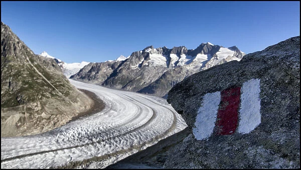 Aletsch glacier, Valais, Switzerland