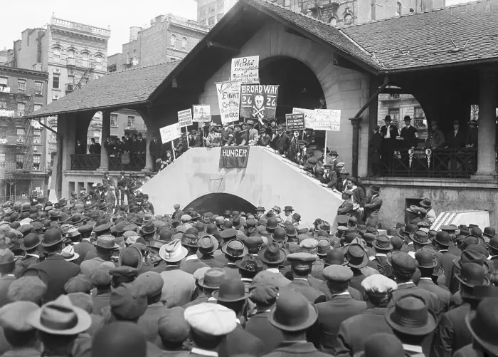 Framed Print : Alex Berkman Speaking at Rally Framed Print : Alex Berkman Speaking at Rally