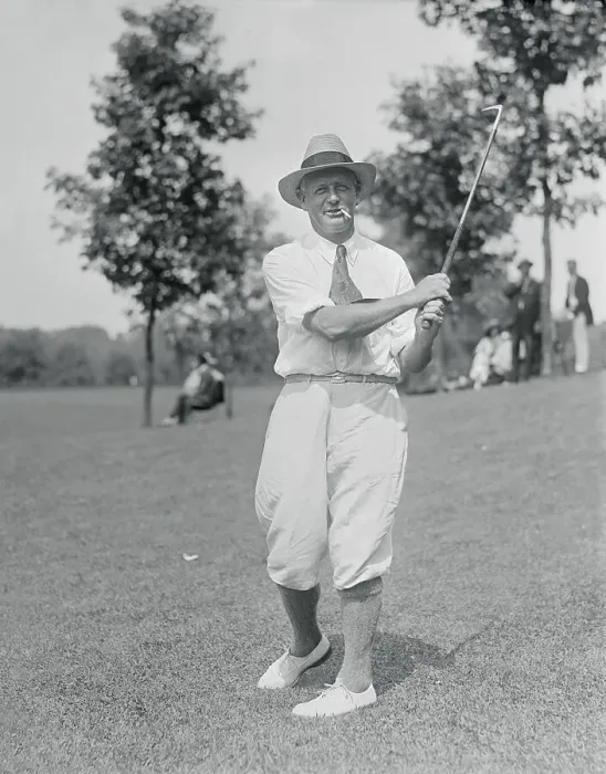 Framed Print : Alex Smith Holding Golf Club on Course Framed Print : Alex Smith Holding Golf Club on Course