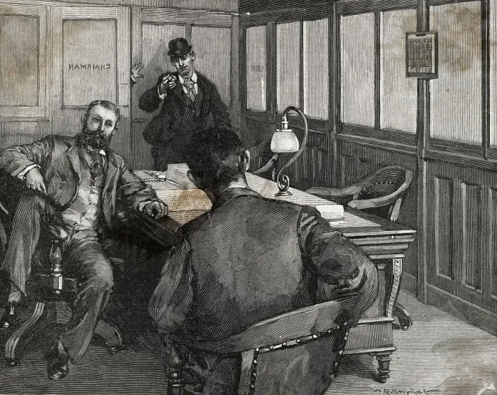 Framed Print : Alexander Berkmann Pointing a Gun at Henry Frick Framed Print : Alexander Berkmann Pointing a Gun at Henry Frick