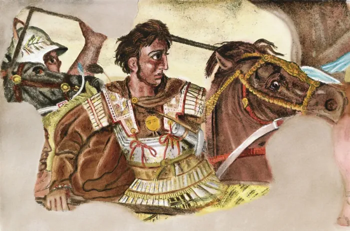 Framed Print : Alexander the Great During Battle Framed Print : Alexander the Great During Battle