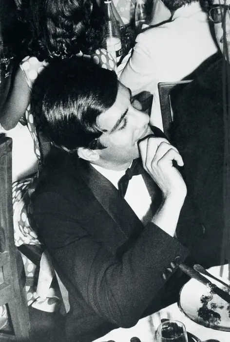 Framed Print : Alexander Onassis Holding His Head Down at Show Framed Print : Alexander Onassis Holding His Head Down at Show