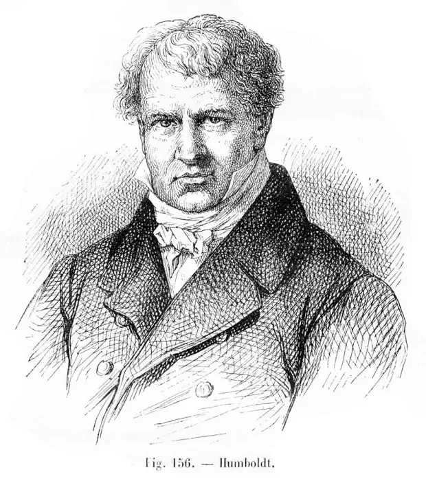 Framed Print : Alexander von Humboldt engraving 1881 Framed Print : Alexander von Humboldt engraving 1881