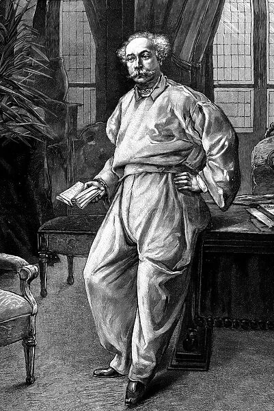 Alexandre Dumas at home