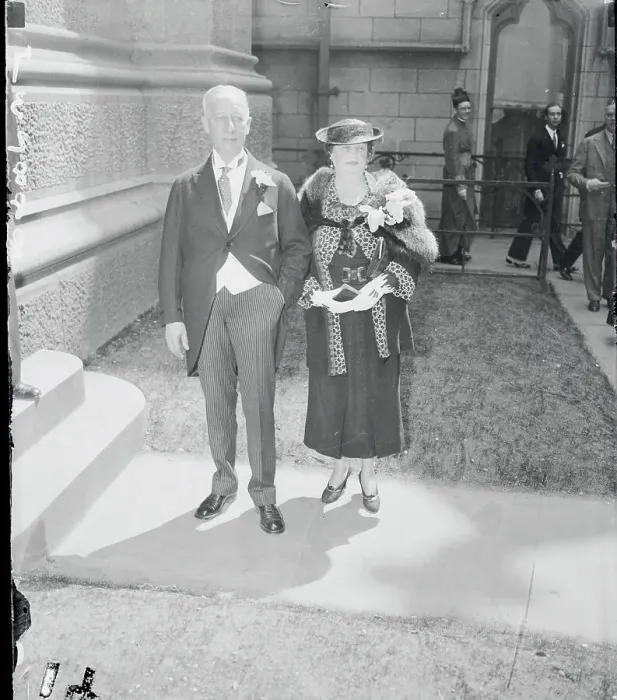 Framed Print : Alfred E. Smith with Wife