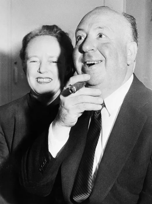 Framed Print : Alfred Hitchcock and Wife Framed Print : Alfred Hitchcock and Wife