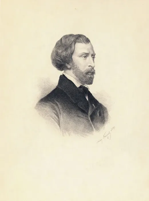 Framed Print : Alfred de Musset Framed Print : Alfred de Musset