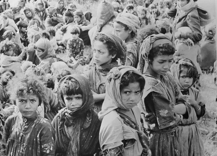 Framed Print : Algerian Refugee Children Framed Print : Algerian Refugee Children