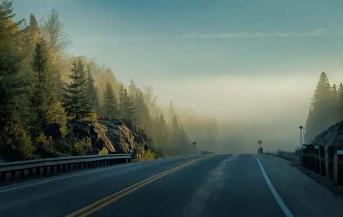 Framed Print : An Algonquin Highway Framed Print : An Algonquin Highway