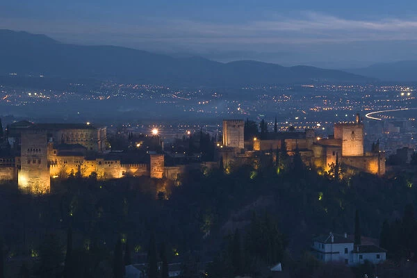 Alhambra. View of Alhambra from San Miguel
