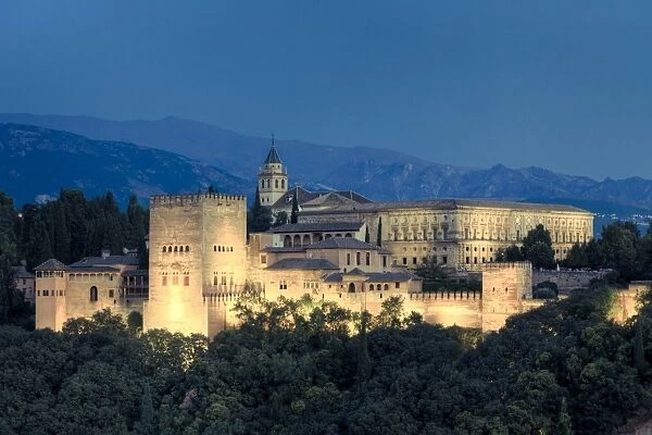 Alhambra Palace complex, Grendada, Spain