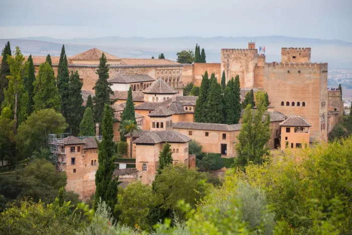 Framed Print : The Alhambra Palace in Granada, Spain Framed Print : The Alhambra Palace in Granada, Spain
