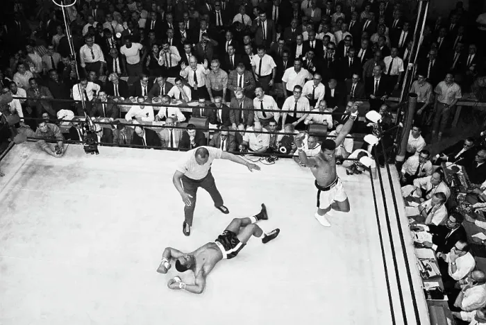 Framed Print : Ali Defeats Liston Framed Print : Ali Defeats Liston