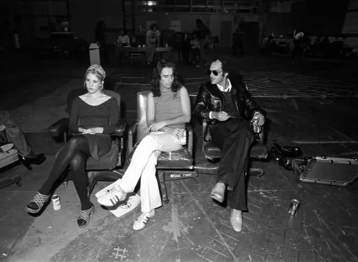 Framed Print : Alice Cooper And Shep Gordon Chatting Framed Print : Alice Cooper And Shep Gordon Chatting