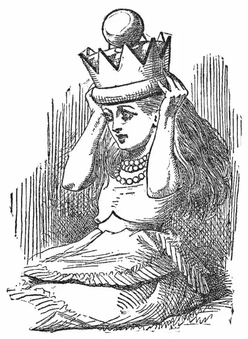 Framed Print : Alice Being Crowned Queen in Through the Looking-Glass