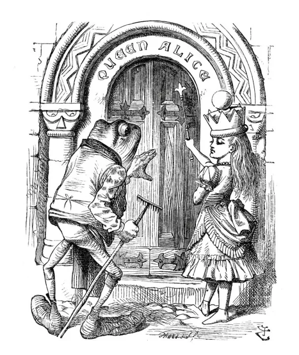 Framed Print : Alice through the looking glass Framed Print : Alice through the looking glass