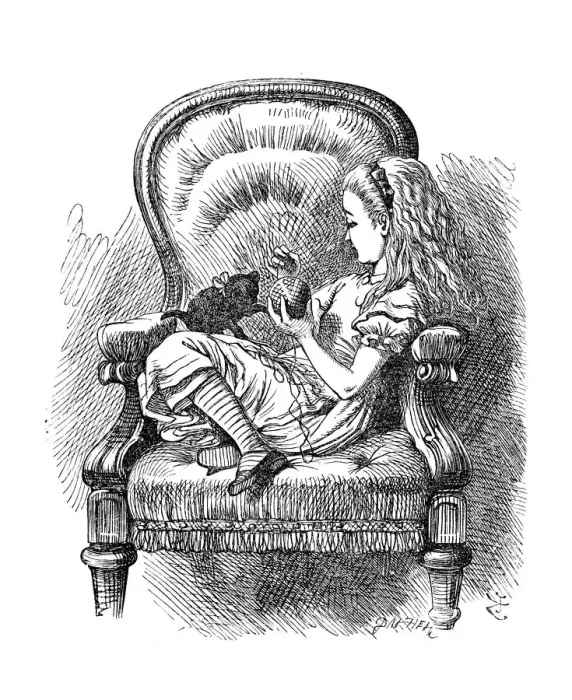 Framed Print : Alice through the looking glass Framed Print : Alice through the looking glass