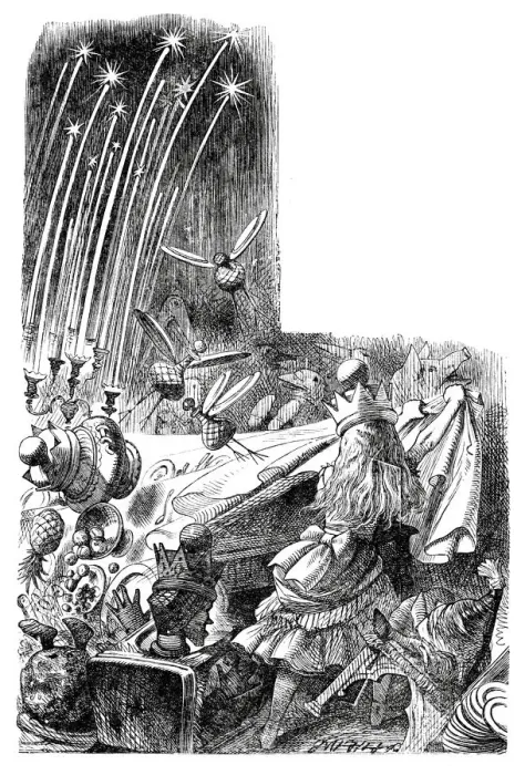 Framed Print : Alice through the looking glass