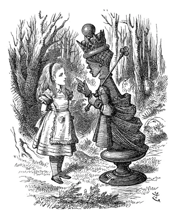 Framed Print : Alice through the looking glass Framed Print : Alice through the looking glass
