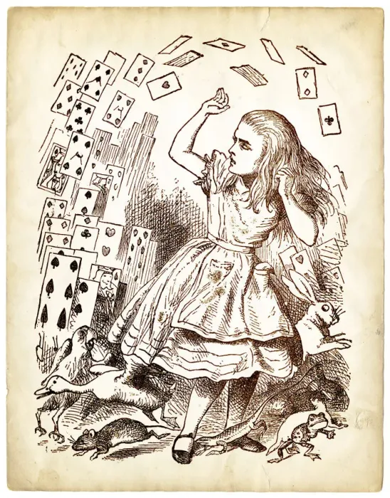 Framed Print : Alice in Wonderland