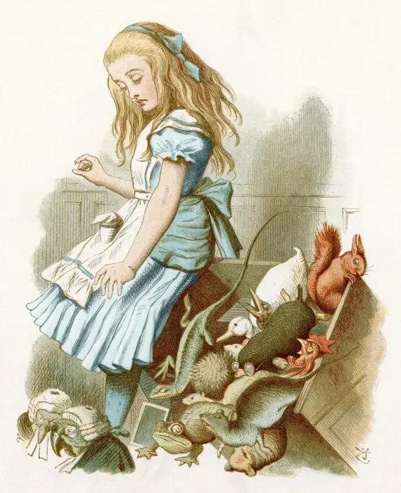 Framed Print : Alice in Wonderland Framed Print : Alice in Wonderland