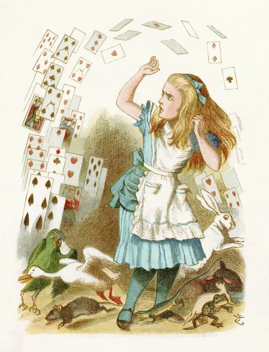 Framed Print : Alice in Wonderland Framed Print : Alice in Wonderland