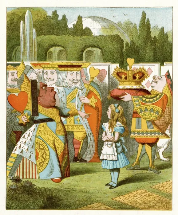 Framed Print : Alice in Wonderland Framed Print : Alice in Wonderland