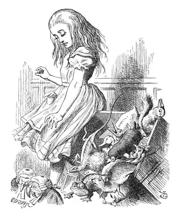 Framed Print : Alice in Wonderland Framed Print : Alice in Wonderland