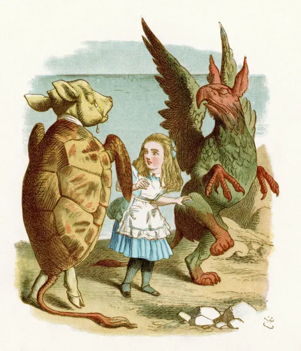 Framed Print : Alice in Wonderland Framed Print : Alice in Wonderland