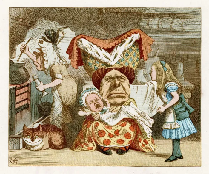 Framed Print : Alice in Wonderland Framed Print : Alice in Wonderland