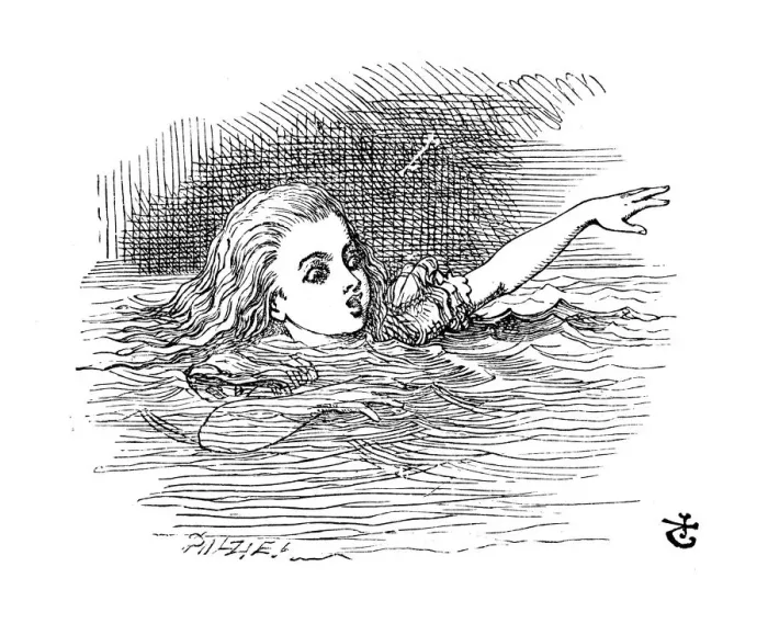 Framed Print : Alice in Wonderland Framed Print : Alice in Wonderland