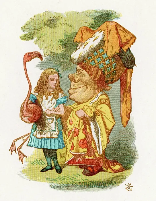 Framed Print : Alice in Wonderland Framed Print : Alice in Wonderland