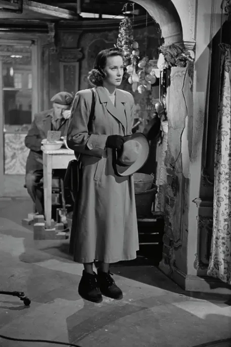 Framed Print : Alida Valli On The Third Man Set, 1949 Framed Print : Alida Valli On The Third Man Set, 1949