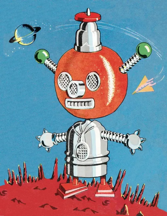 Framed Print : Alien on land