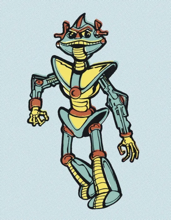 Framed Print : Alien Robot Framed Print : Alien Robot