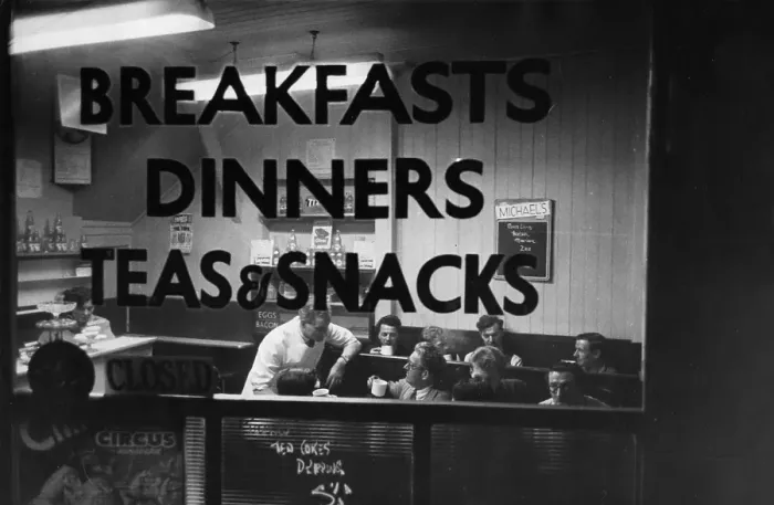 Framed Print : All-Night Cafe Framed Print : All-Night Cafe