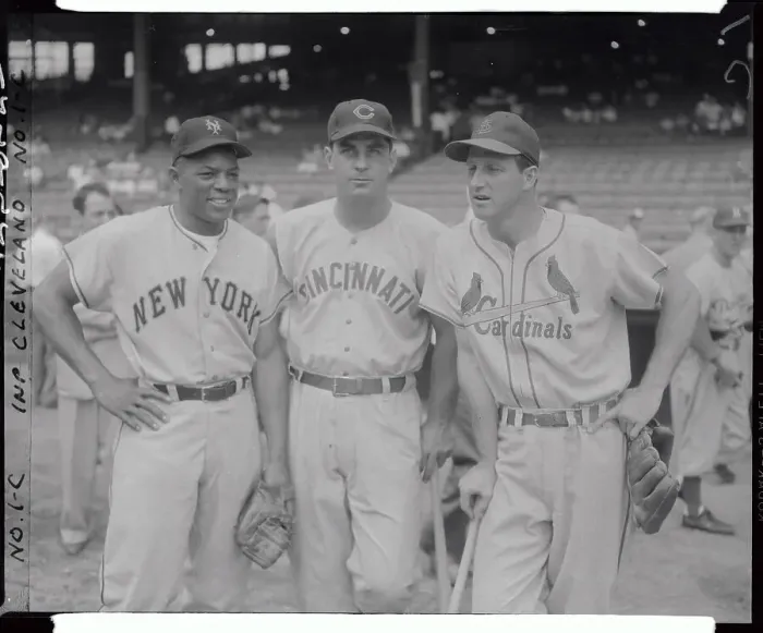 Framed Print : All Star Baseball Players Posing Together Framed Print : All Star Baseball Players Posing Together
