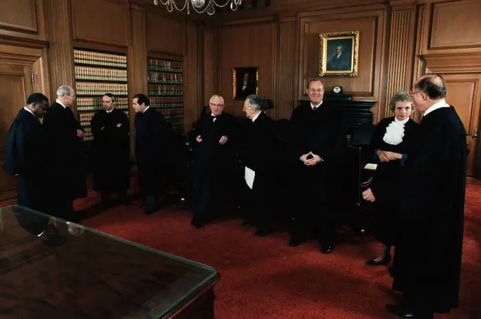 Framed Print : All Nine Supreme Court Justices in Room Framed Print : All Nine Supreme Court Justices in Room