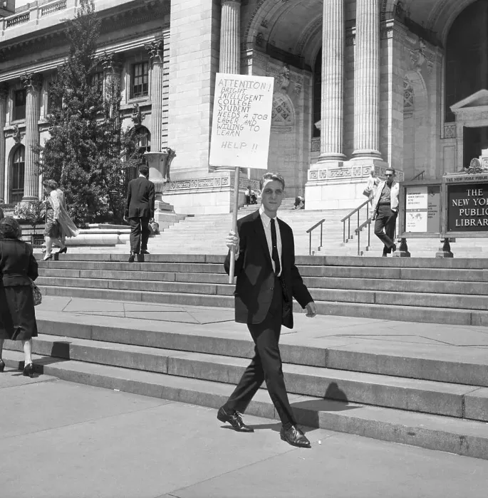 Framed Print : Allan Falk Marching in Front of Public Library Framed Print : Allan Falk Marching in Front of Public Library