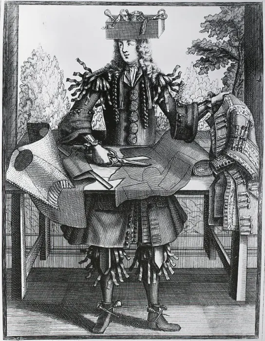 Framed Print : Allegorical Representation Of Tailor Framed Print : Allegorical Representation Of Tailor