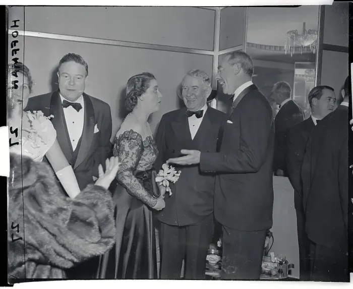 Framed Print : Allen Barkley Speaking with Wife Framed Print : Allen Barkley Speaking with Wife